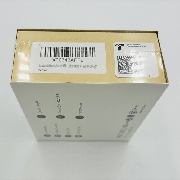 Wireless Earbuds Bluetooth Headphones for Workouts Sweat Resistant Sealed Box - Picture 4 of 4